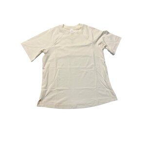 Lululemon Back Vent T-Shirt Size 4 Sundance Yellow Soft & Breathable Fabric